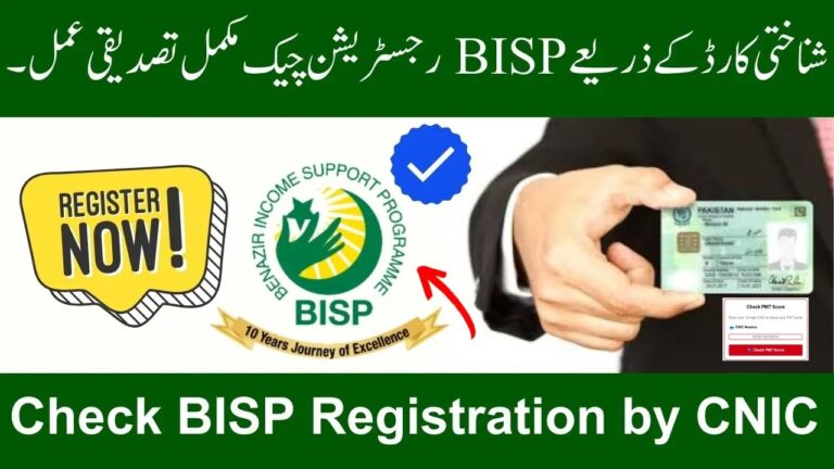 BISP Check Balance Online by CNIC 2025: The Complete Guide Step By Step, jobspk29, info qabjob,